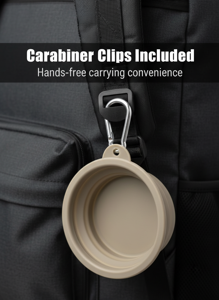 Carabiner clip feature